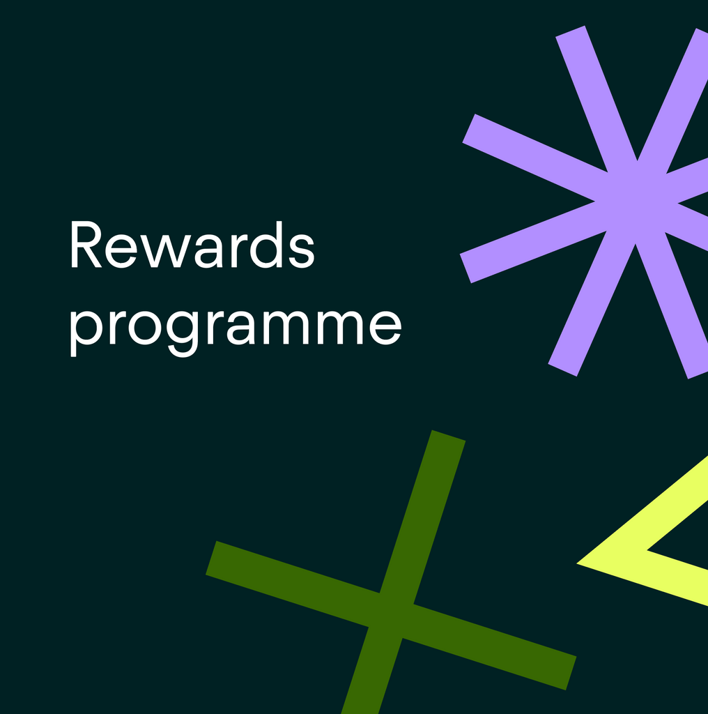 New: launch of our Rewards programme
