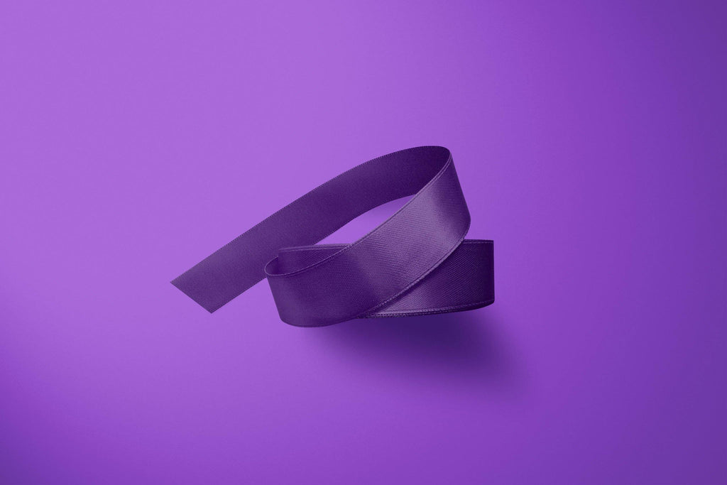 Deep Purple 3m Double-Satin Ribbon - Storigraphic | Crafted Paper Goods