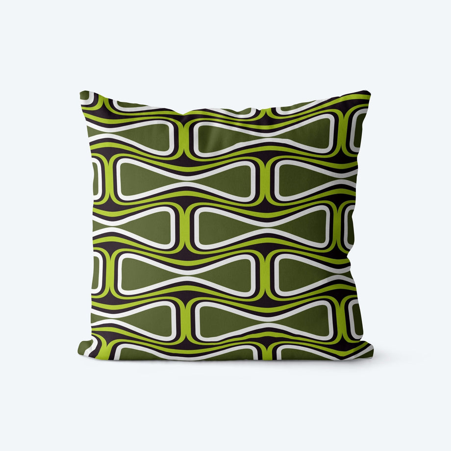 Black and green throw pillows best sale