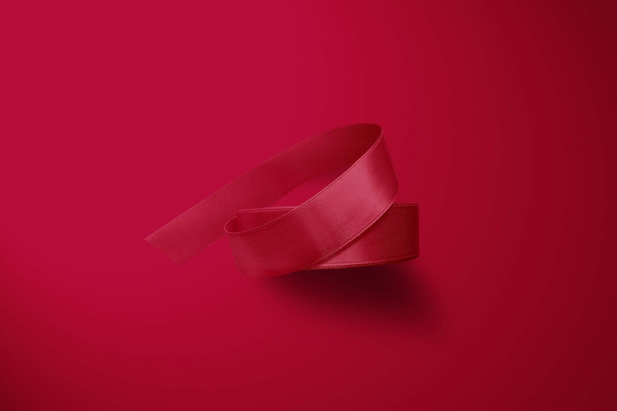 Deep Red 3m Double-Satin Ribbon – Storigraphic