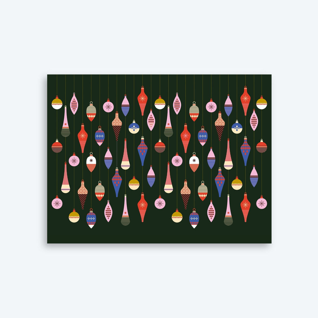 Double - Sided Vintage Baubles 02 — Christmas Wrapping Paper - Storigraphic