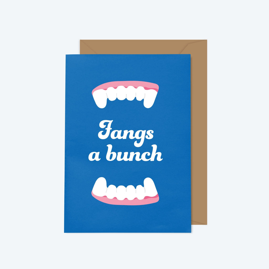 Fangs A Bunch — Sweeeet Series — Greeting Card - Storigraphic