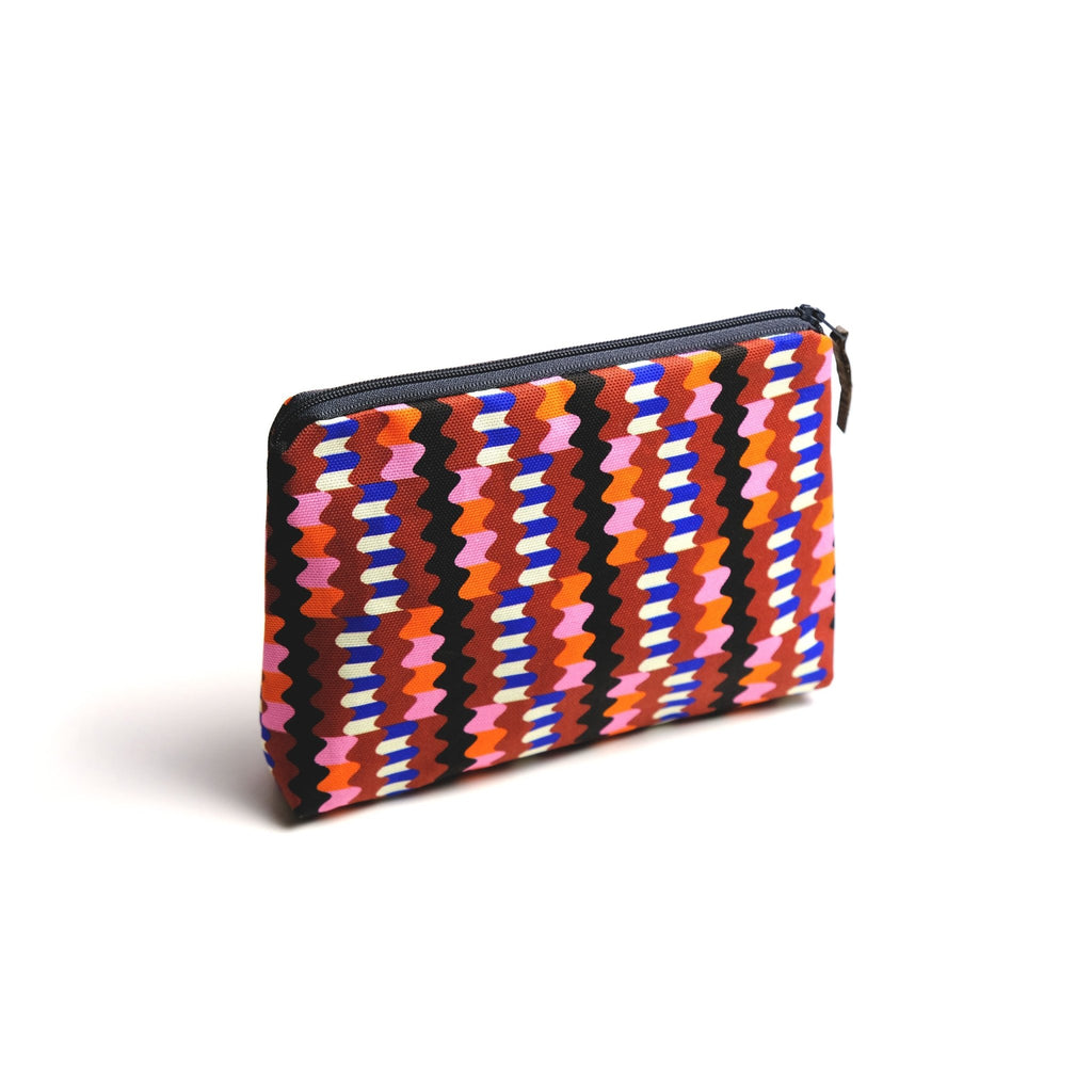 Kinetic 6 — Kinetic Series — Larger Zipped Pouch (Travel/Cosmetics) - Storigraphic