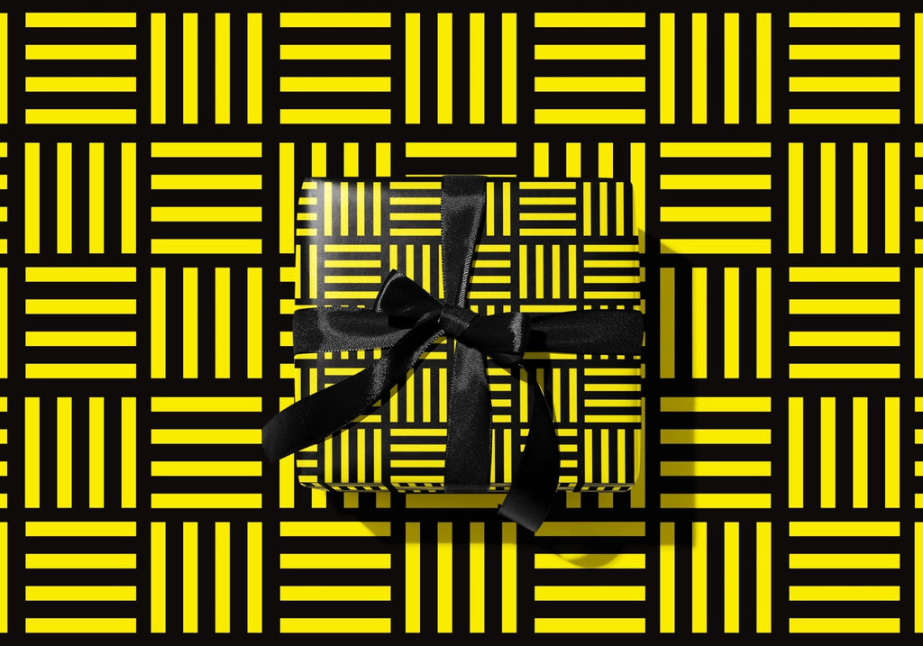 Op Art 5 — Summer Colours Limited Edition — Op Art Series — Wrapping Paper and Gift Tag Set - Storigraphic