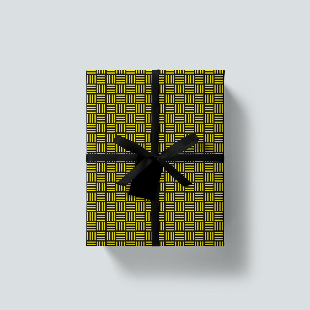 Op Art 5 — Summer Colours Limited Edition — Op Art Series — Wrapping Paper and Gift Tag Set - Storigraphic