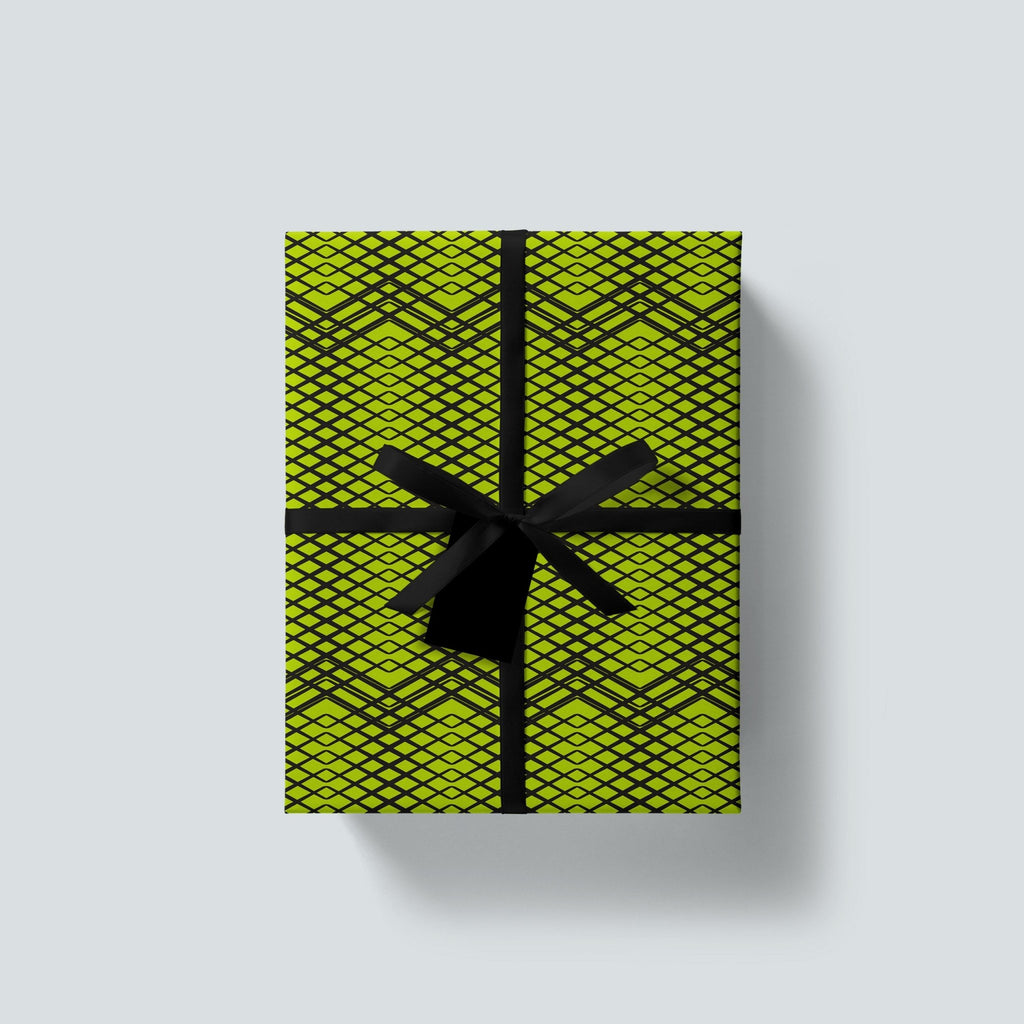 Op Art 6 — Summer Colours Limited Edition — Op Art Series — Wrapping Paper and Gift Tag Set - Storigraphic