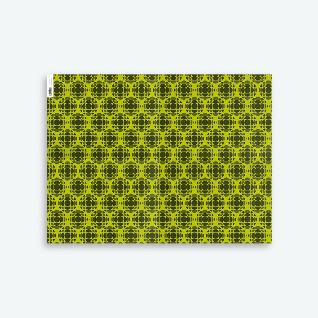 Set of 6 — Boho Green — Seventies Series — 70s Wrapping Papers and Gift Tags Bundle - Storigraphic