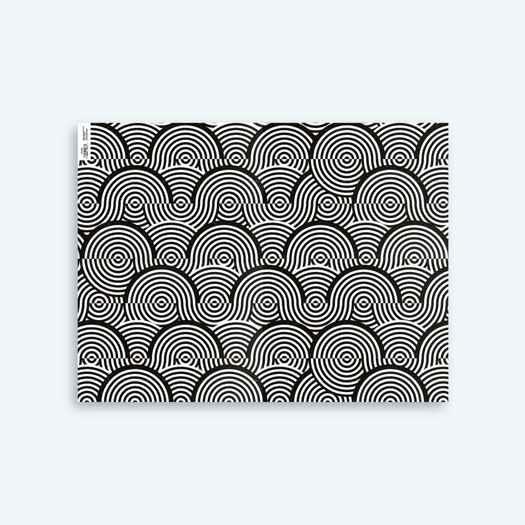 Set of 6 — Op Art Series — Wrapping Papers and Gift Tags Bundle - Storigraphic