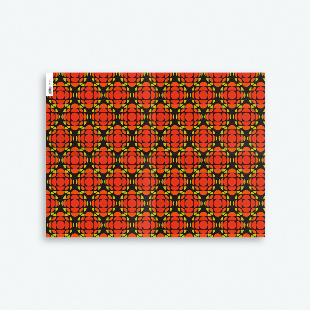 Set of 9 70s Wrapping Papers — Seventies Series — Free Gift Tags Included - Storigraphic