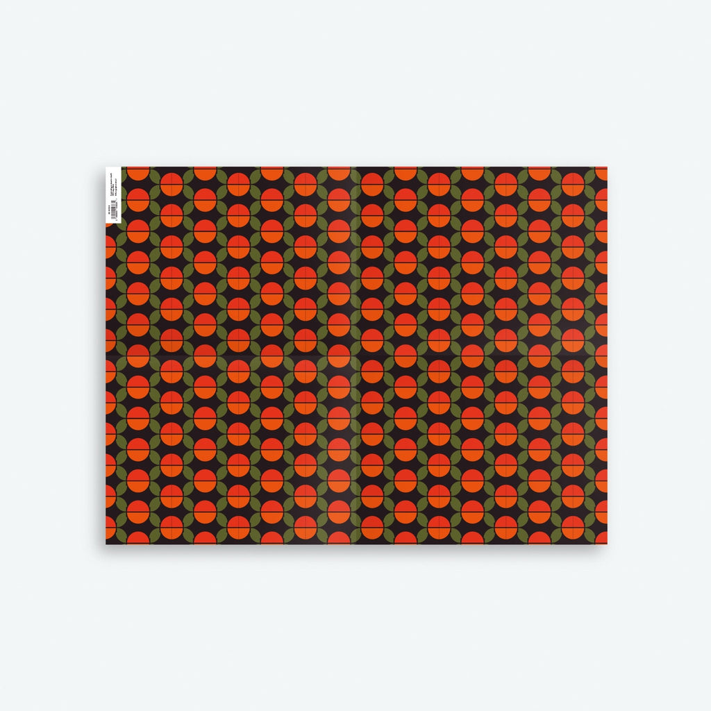 Set of 9 70s Wrapping Papers — Seventies Series — Free Gift Tags Included - Storigraphic