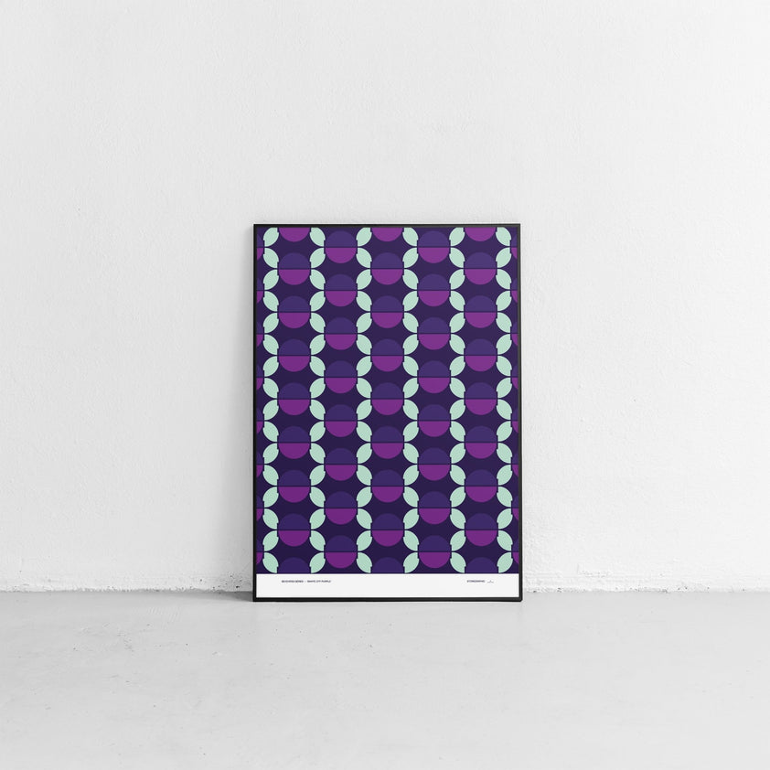 Shape Off Purple — Boho Purple from the Seventies Series — 70s Bold Pa ...