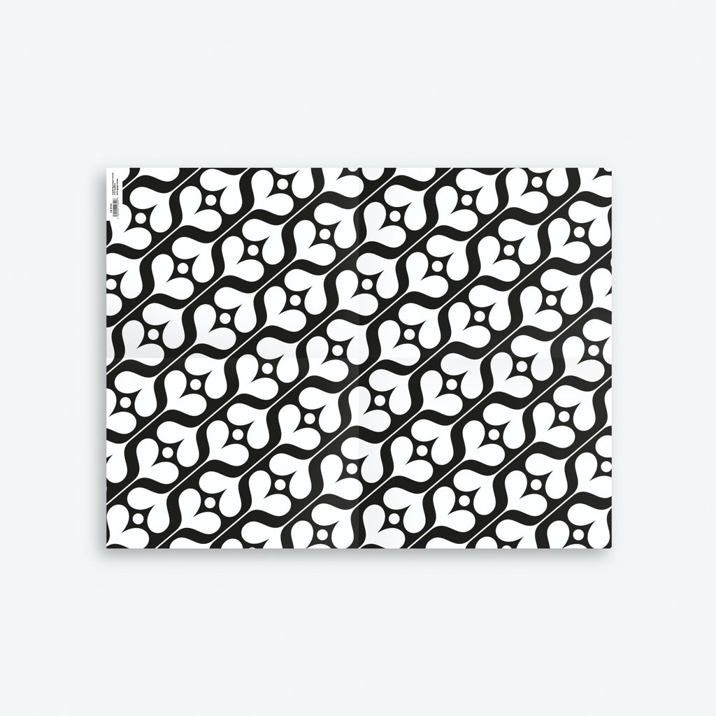 Sweetpea Mono Double - Sided — Wrapping Paper - Storigraphic