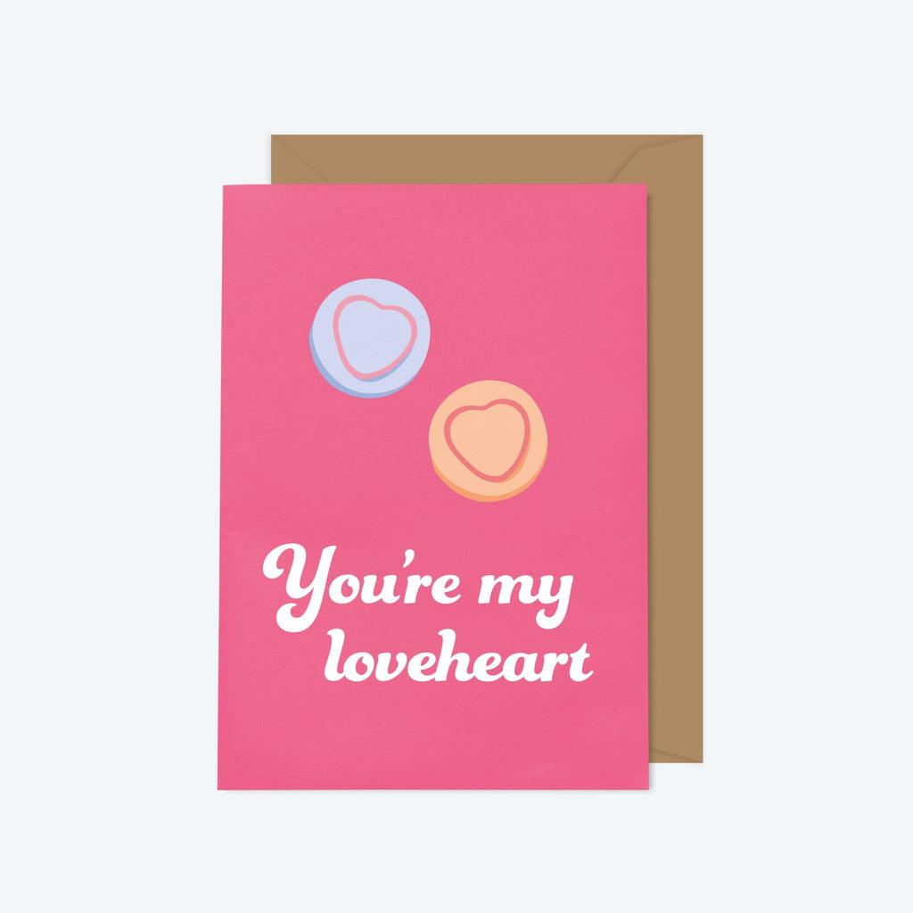 You're My Loveheart — Sweeeet Series — A6 Greeting Card — Valentine's Day - Storigraphic