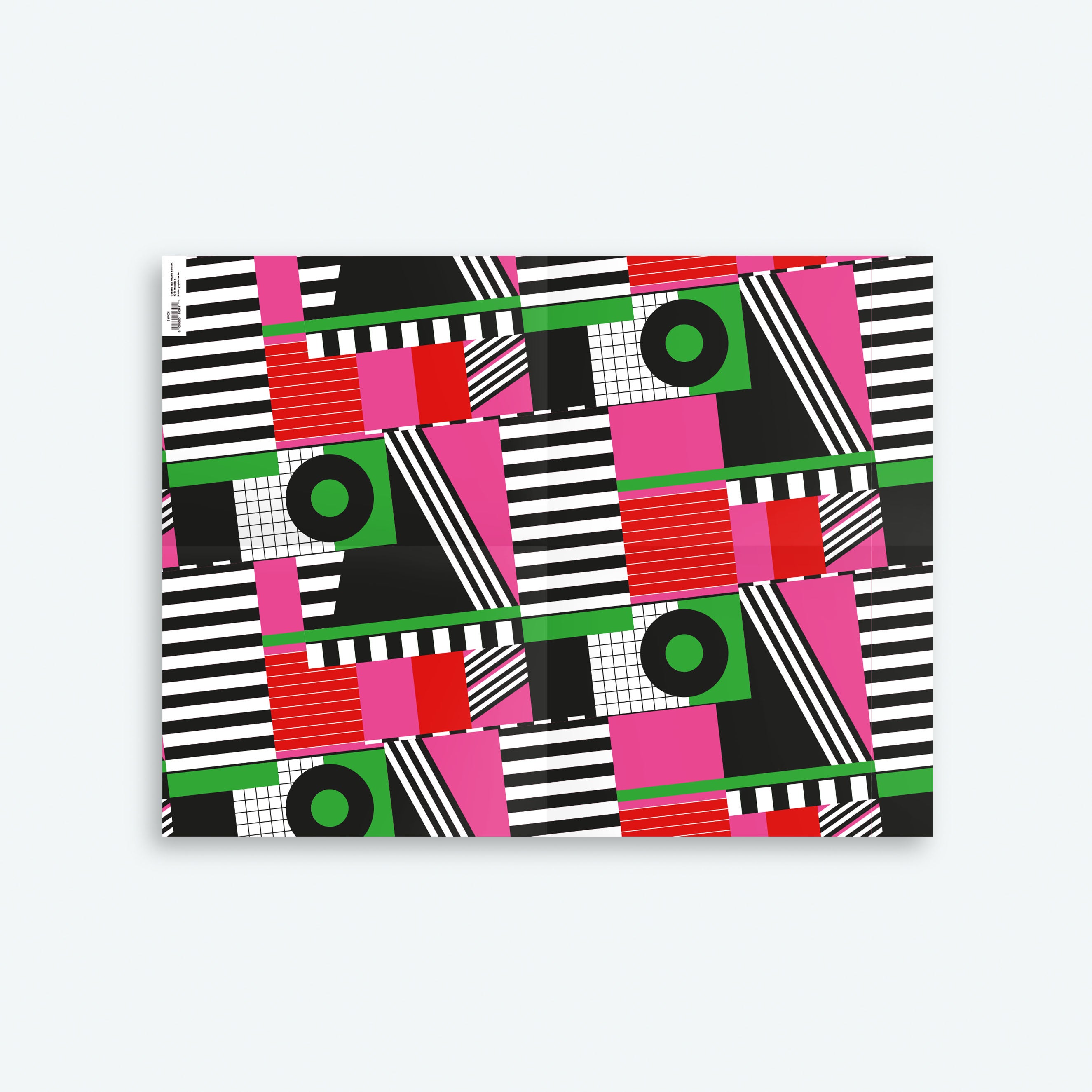 Eighties 5 — Eighties Series — 80s Wrapping Paper and Gift Tag Set –  Storigraphic
