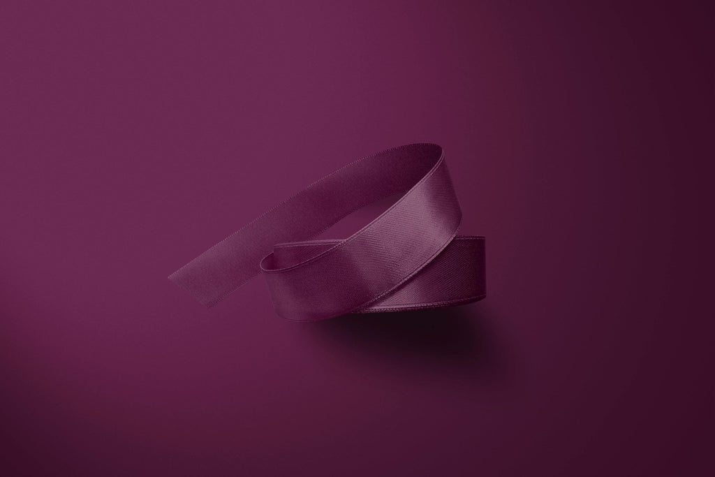 Plum 3m Double-Satin Ribbon - Storigraphic | Crafted Paper Goods